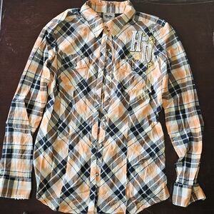 Harley Davidson, medium, button up top